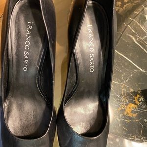 Franco Sarto Leather Pumps size 10. 3.5-4 in heel.